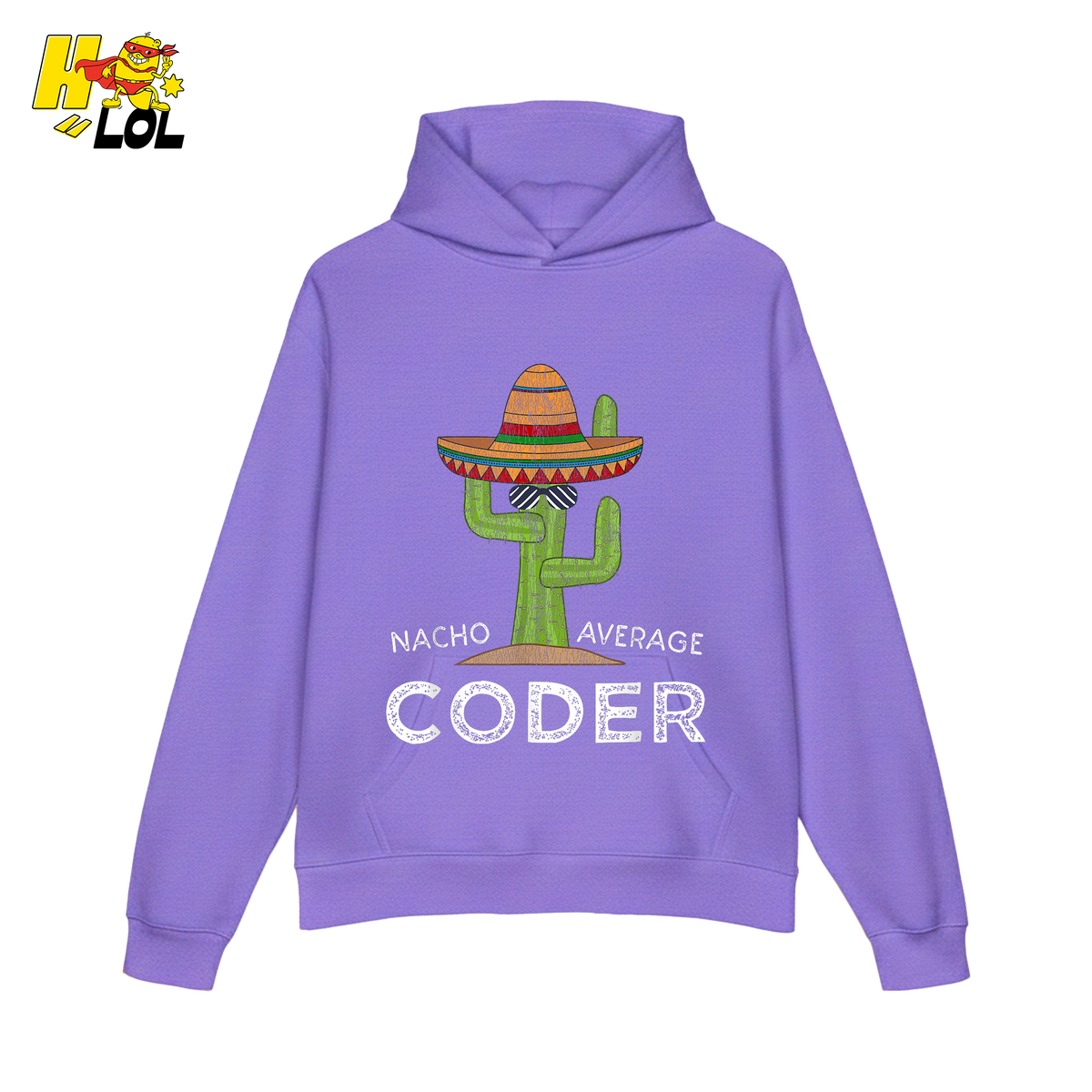 Nacho Average Coder Shirt Funny Programmer Cactus Shirt - HQLOL