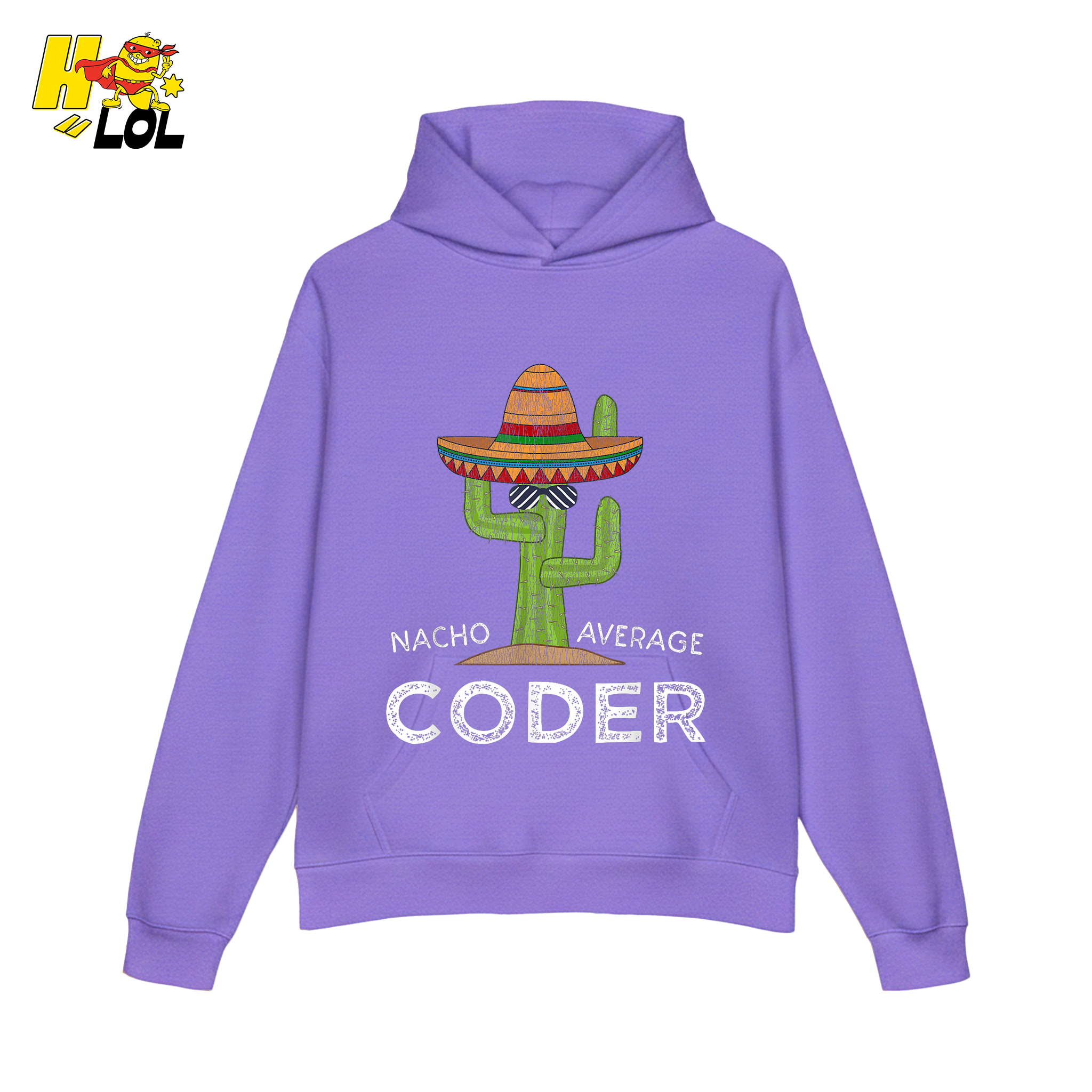 Nacho Average Coder Shirt Funny Programmer Cactus Shirt - HQLOL