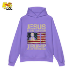 Jesus Is My Savior Trump Is My President Shirt Christian Patriotic - HQLOL