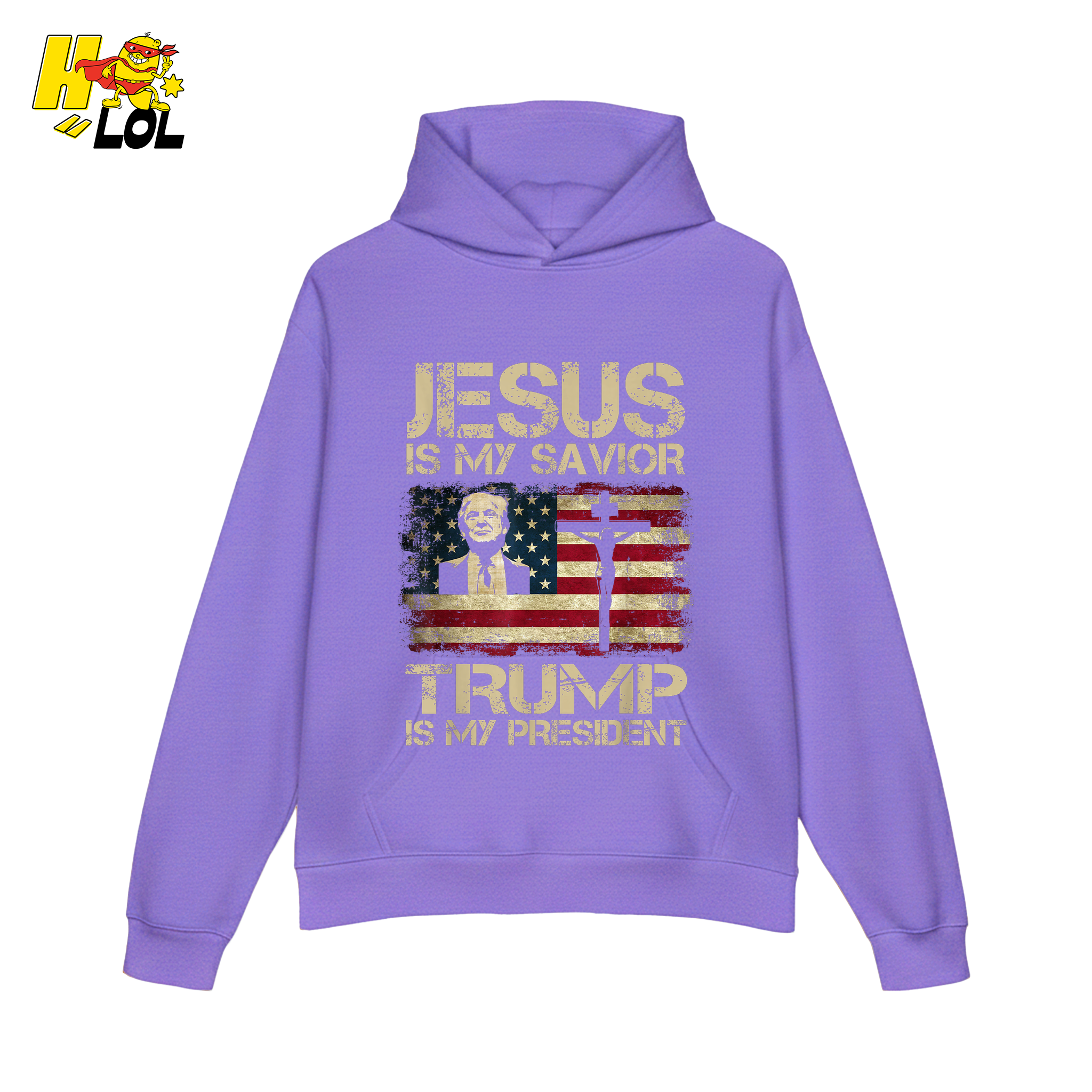 Jesus Is My Savior Trump Is My President Shirt Christian Patriotic - HQLOL