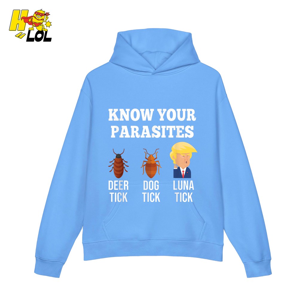 Know Your Parasites Shirt Funny Tick Meme Satire Graphic Shirt - HQLOL