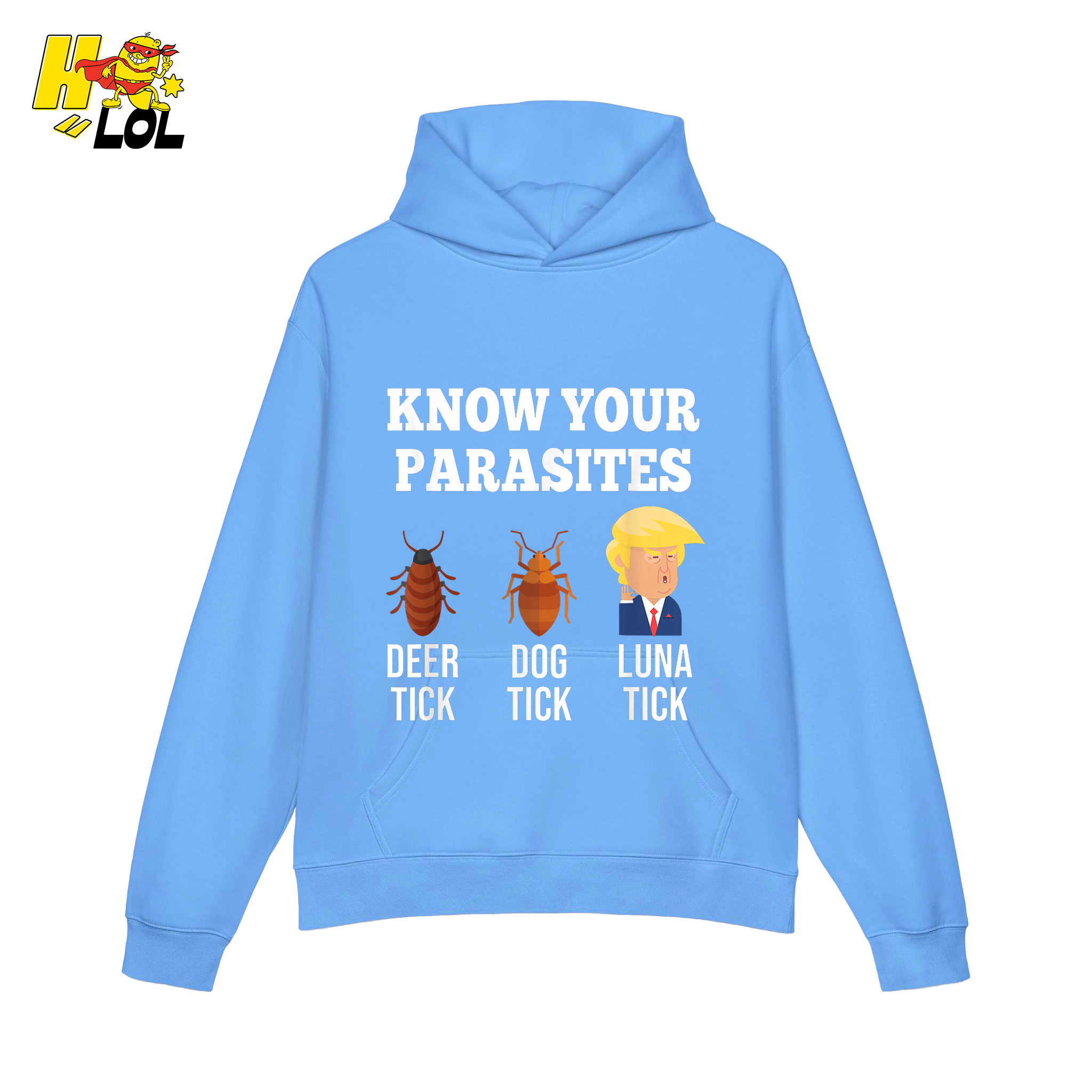 Know Your Parasites Shirt Funny Tick Meme Satire Graphic Shirt - HQLOL