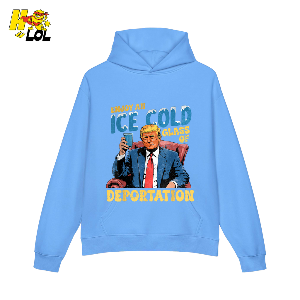 Ice Cold Glass of Deportation Shirt Funny Political Meme Shirt - HQLOL