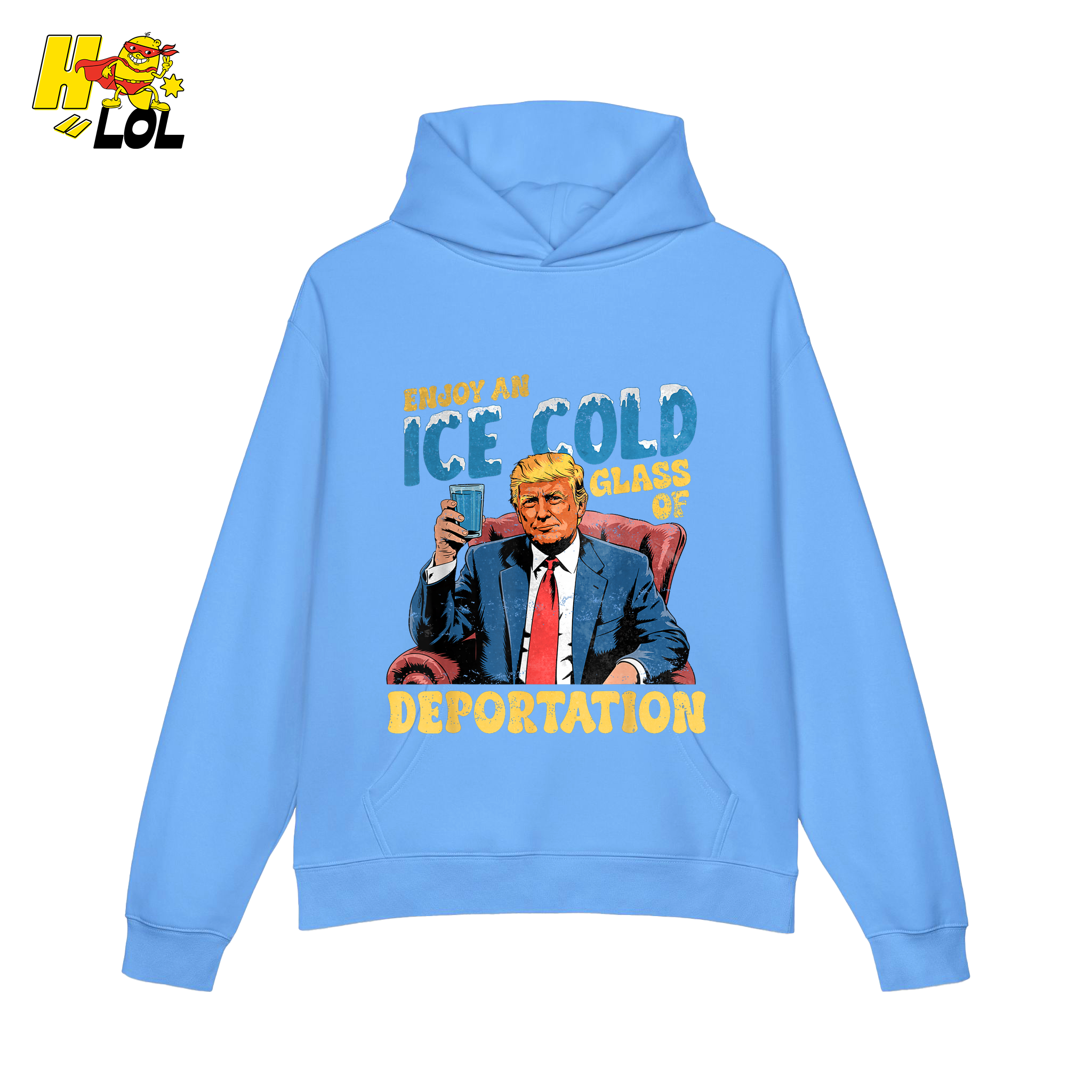 Ice Cold Glass of Deportation Shirt Funny Political Meme Shirt - HQLOL