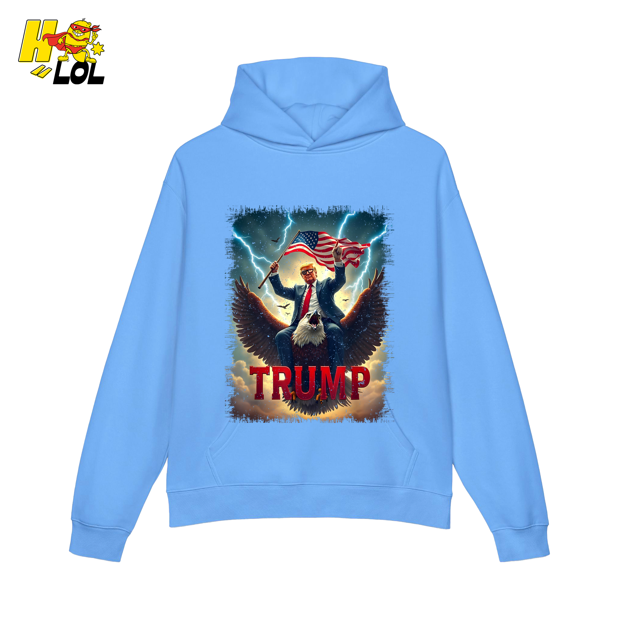 Donald Trump King & Eagle Shirt Patriotic MAGA Gift - HQLOL