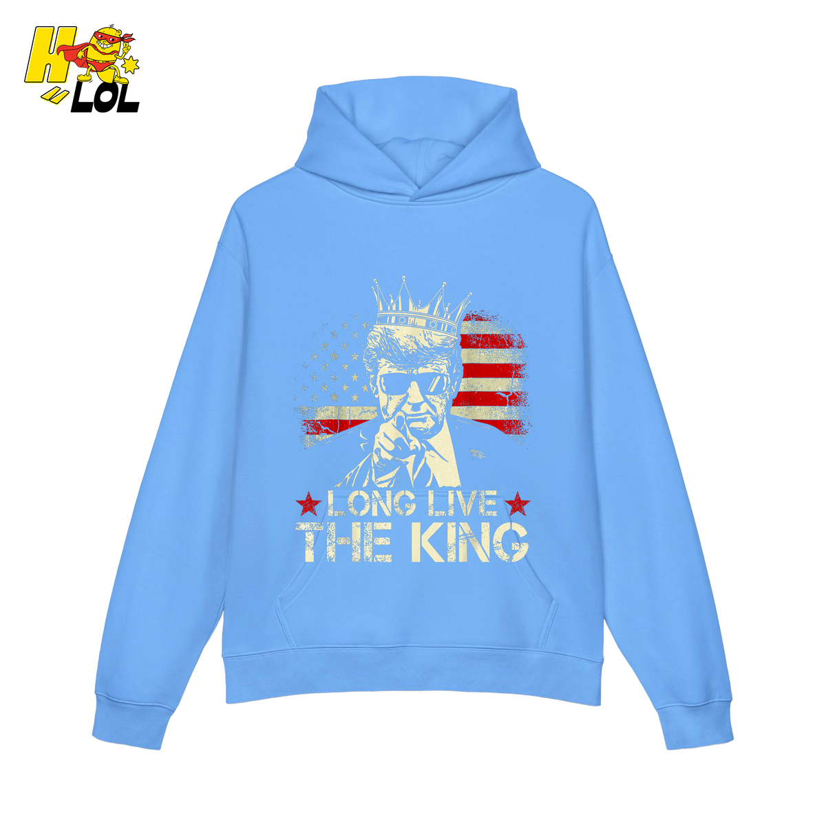 Donald Trump Long Live The King Shirt Patriotic Political Gift - HQLOL