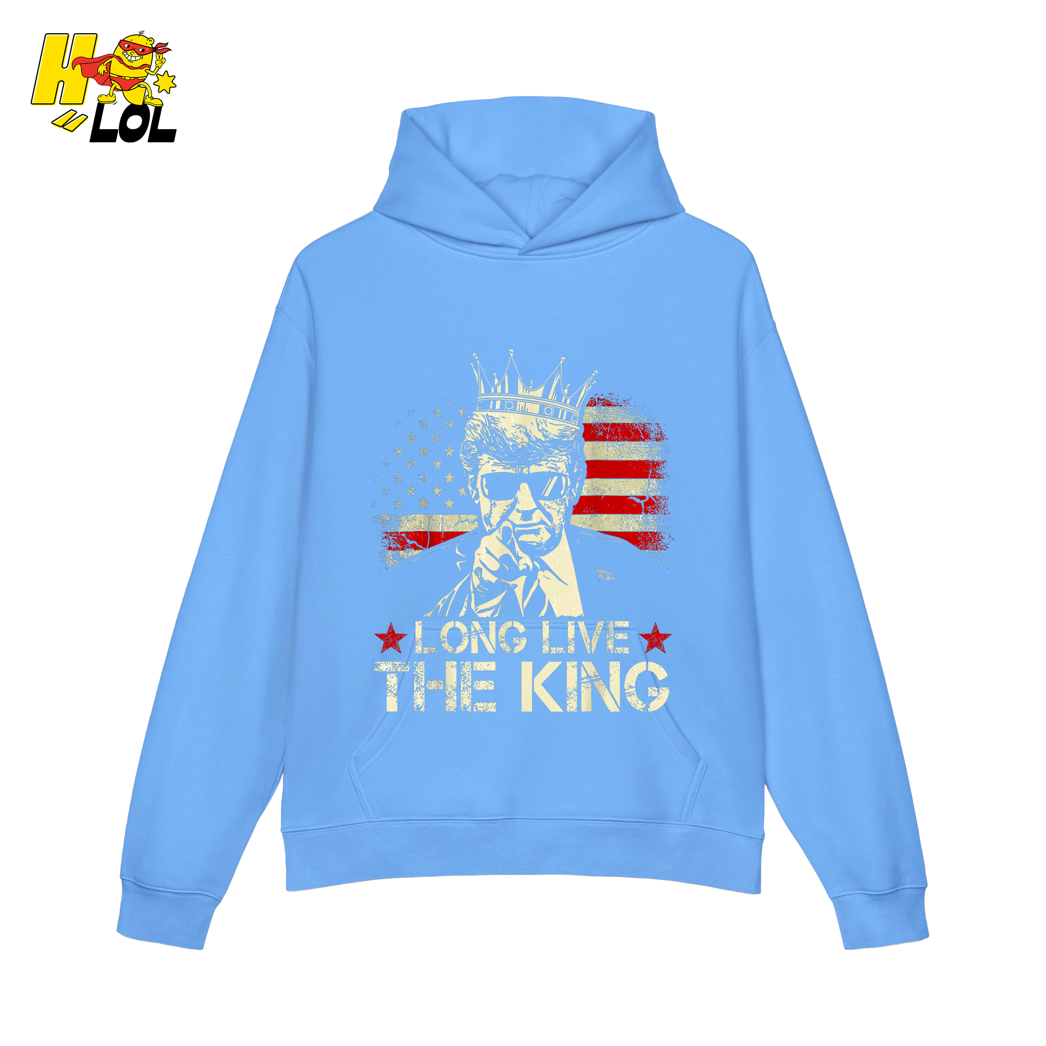 Donald Trump Long Live The King Shirt Patriotic Political Gift - HQLOL