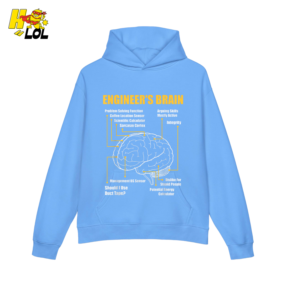 Engineer’s Brain Shirt Funny Engineering Blueprint Shirt - HQLOL