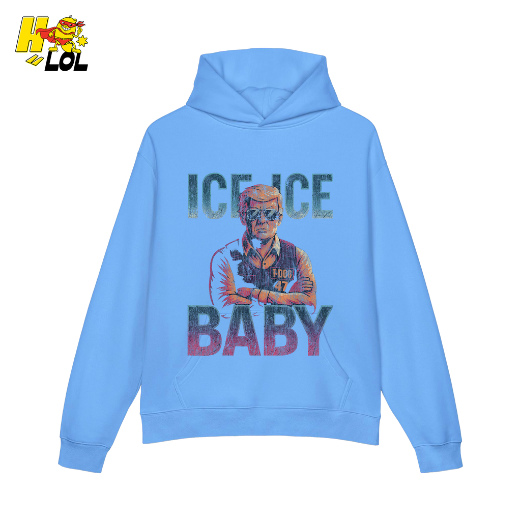 Ice Ice Baby Shirt Funny Meme Graphic Distressed Shirt - HQLOL