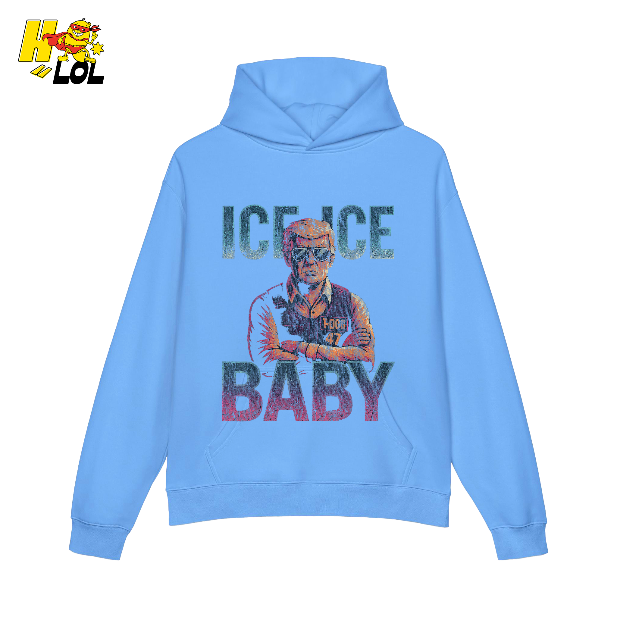 Ice Ice Baby Shirt Funny Meme Graphic Distressed Shirt - HQLOL