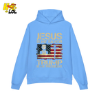Jesus Is My Savior Trump Is My President Shirt Christian Patriotic - HQLOL
