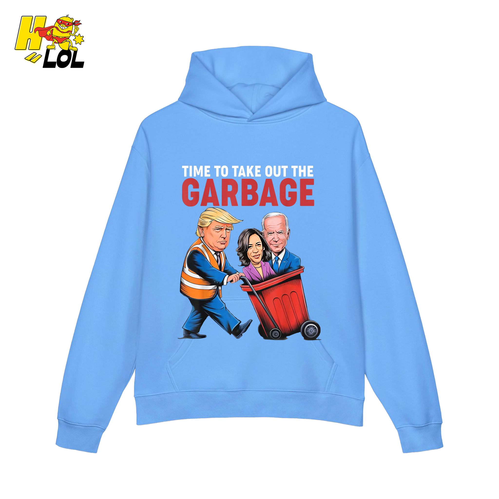 Trump Dumping Biden & Harris “Garbage” Shirt – Funny Political Satire Gift - HQLOL