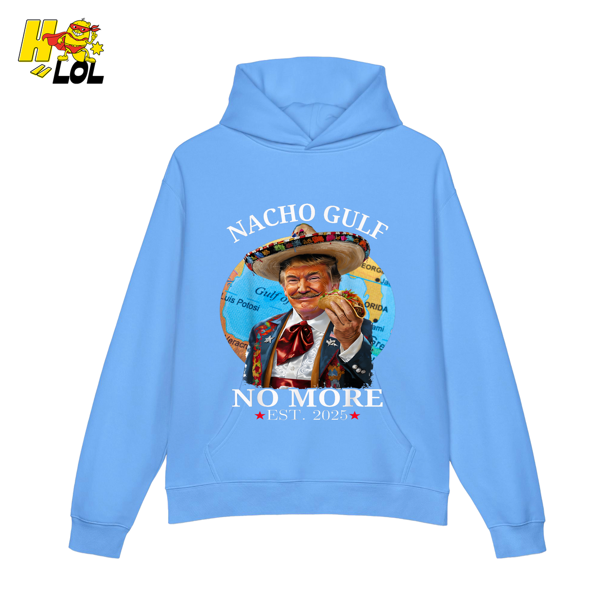 Nacho Gulf No More Shirt Funny Taco Sombrero Graphic Shirt - HQLOL