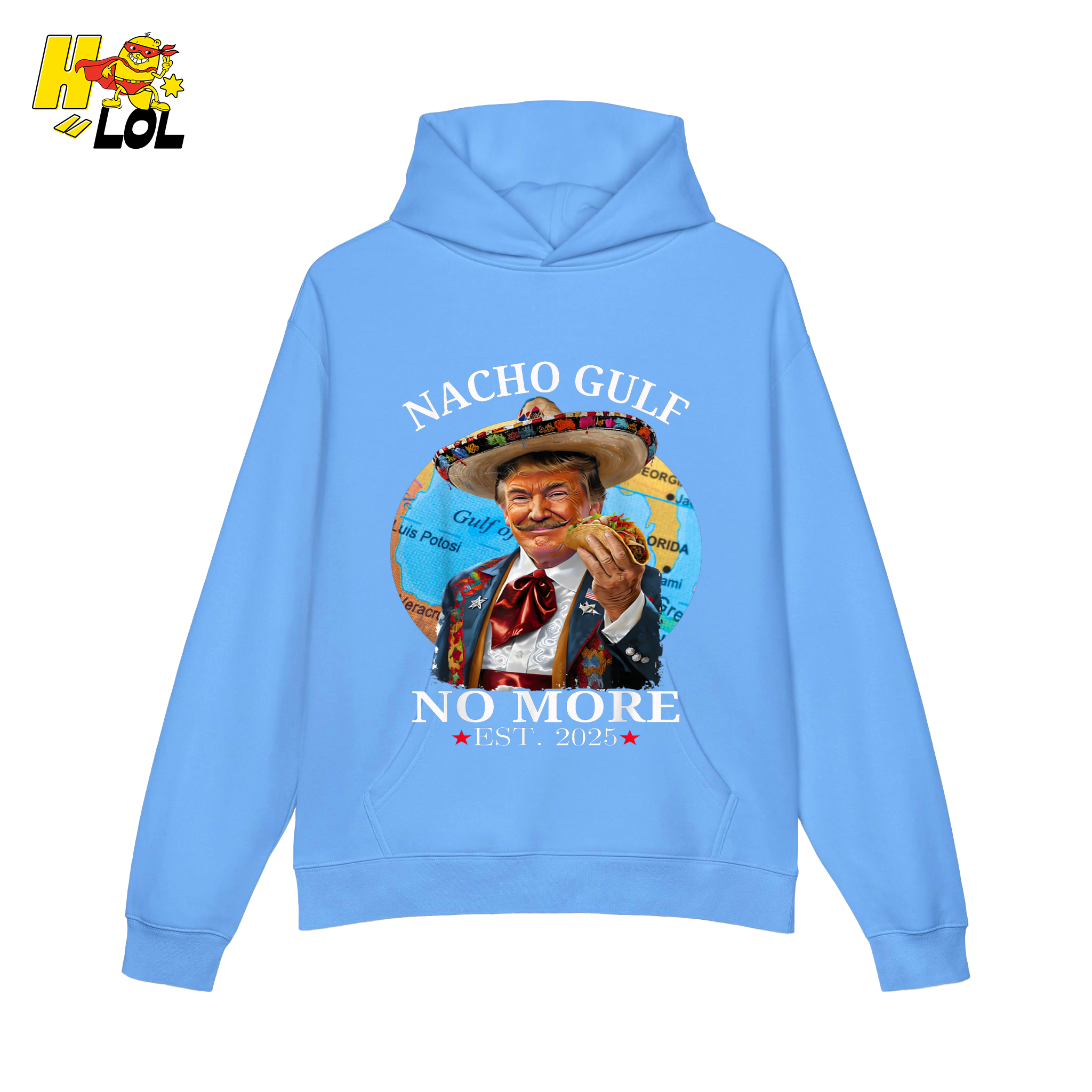 Nacho Gulf No More Shirt Funny Taco Sombrero Graphic Shirt - HQLOL