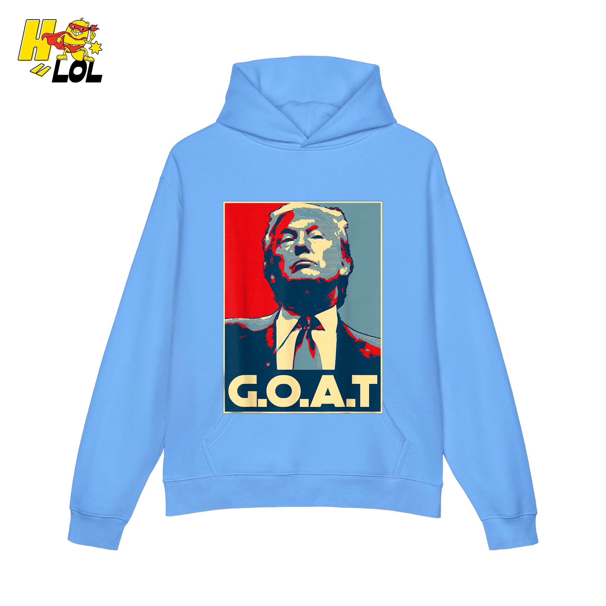 Trump G.O.A.T. Hope Style Iconic Political Tribute Meme Shirt - HQLOL