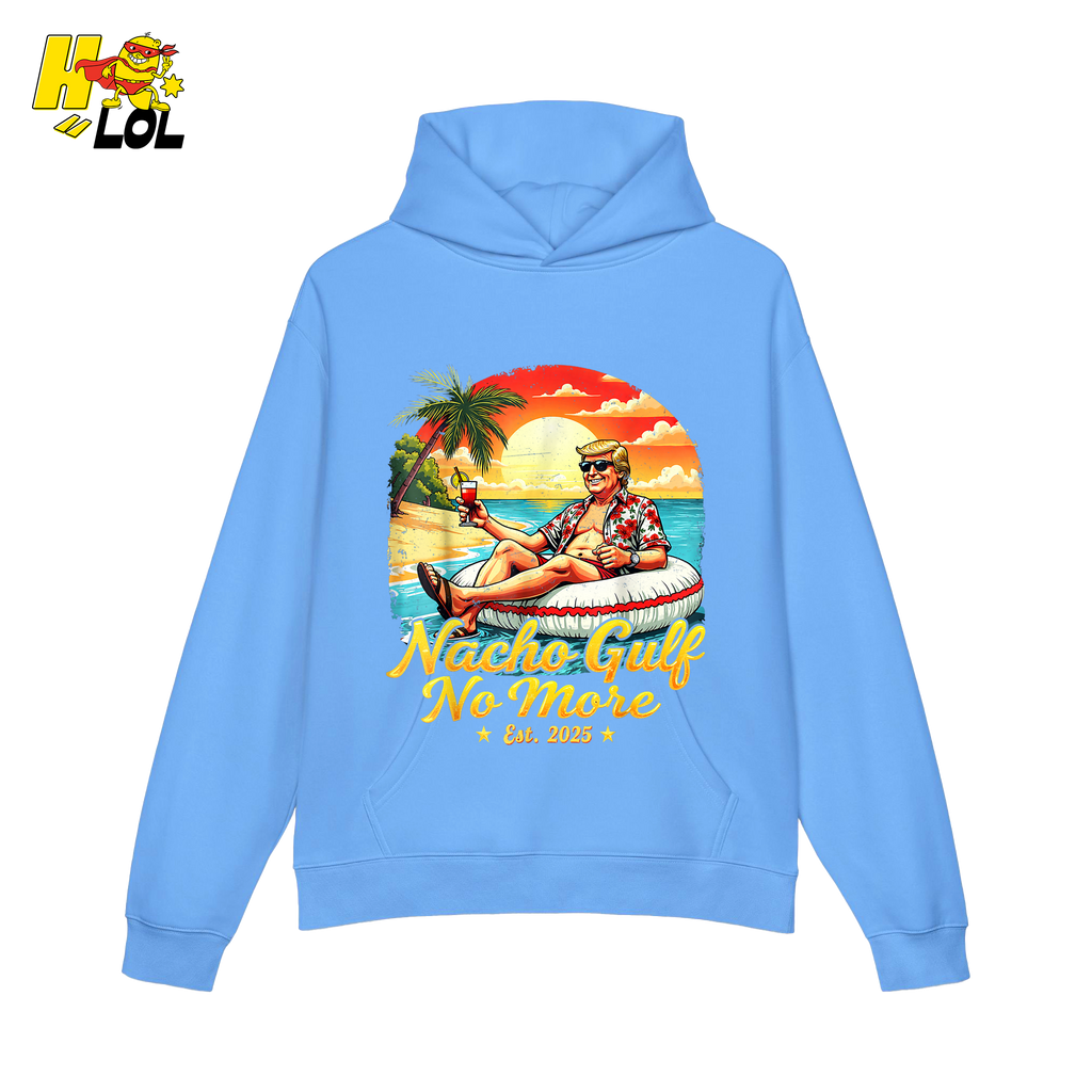 Nacho Gulf No More Shirt Funny Tropical Sunset Beach Graphic - HQLOL