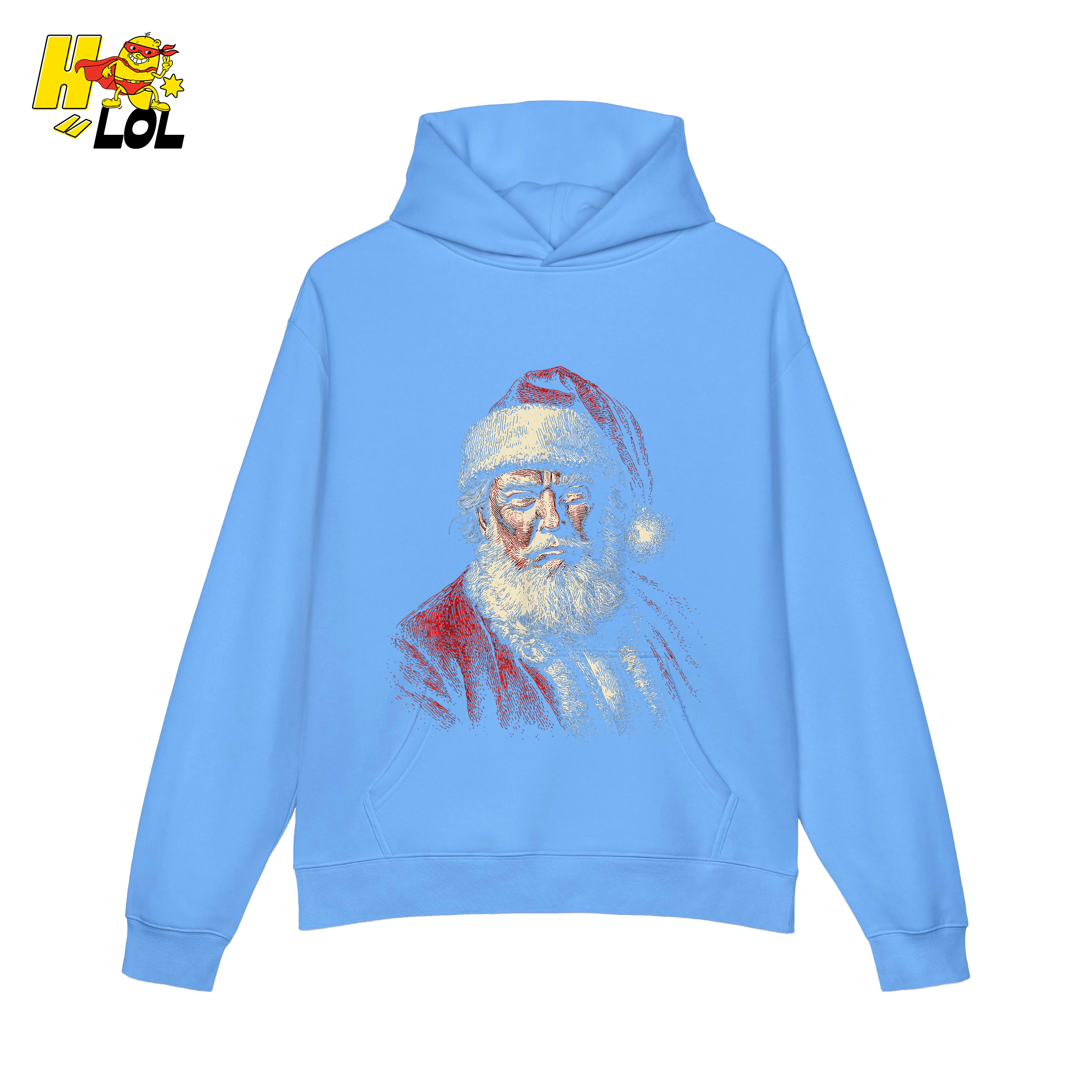 Vintage Santa Portrait Shirt Trump-Inspired Parody Christmas Gifts - HQLOL