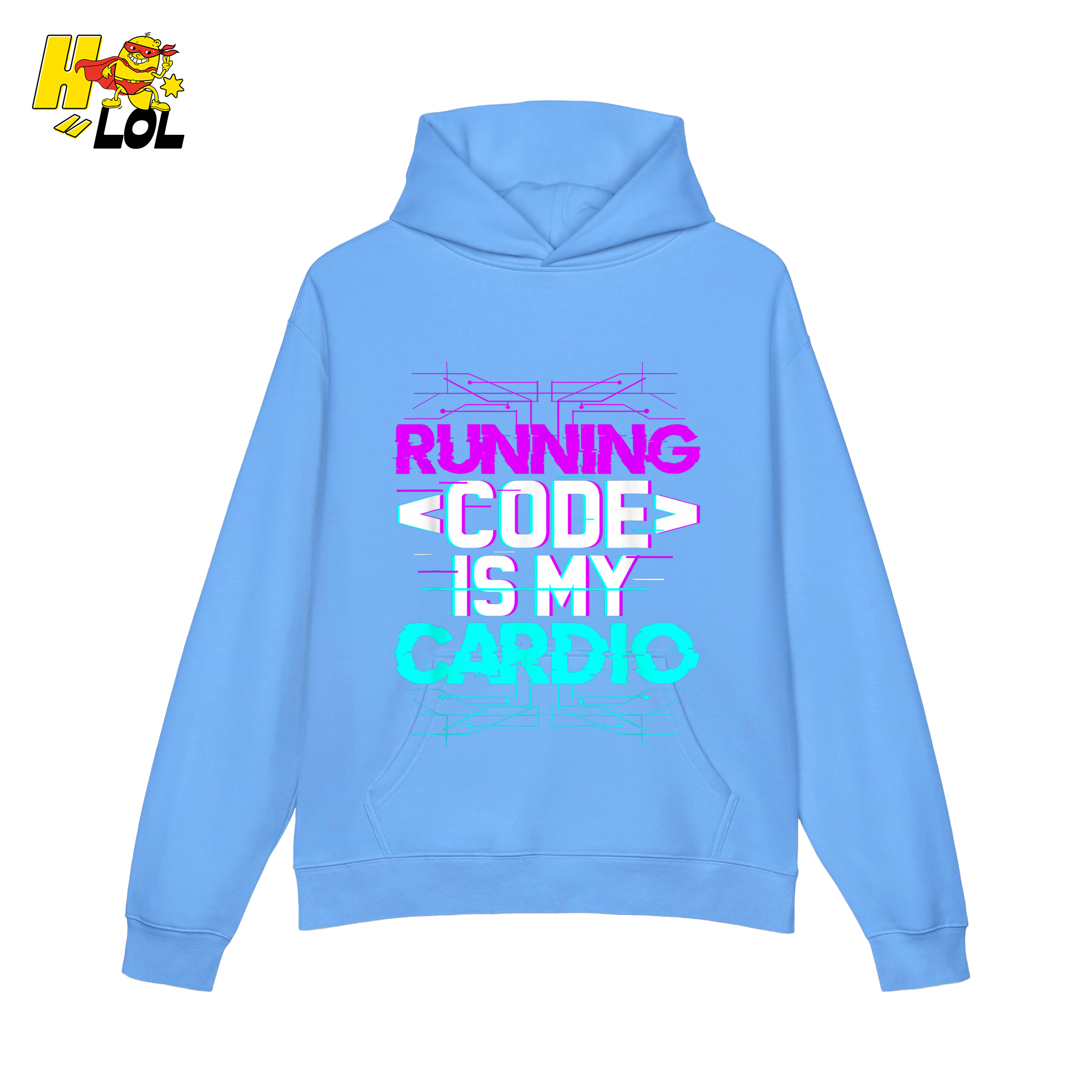 Running Code Is My Cardio Shirt Funny Programmer Neon Shirt - HQLOL