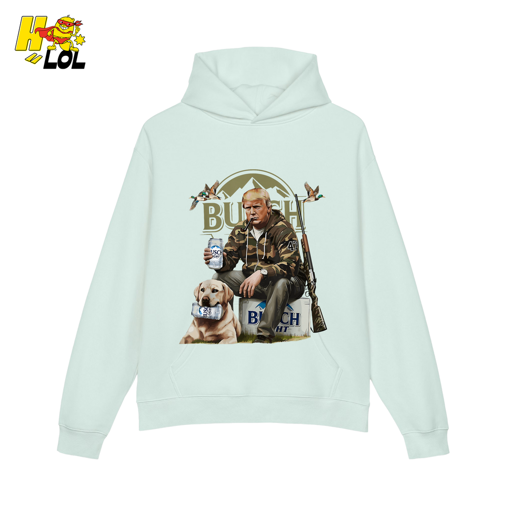 Busch Light Hunting Shirt Funny Deer Camp Dog Camo Shirt - HQLOL