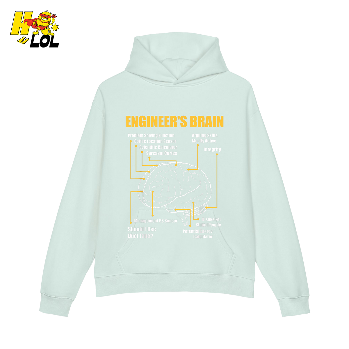 Engineer’s Brain Shirt Funny Engineering Blueprint Shirt - HQLOL