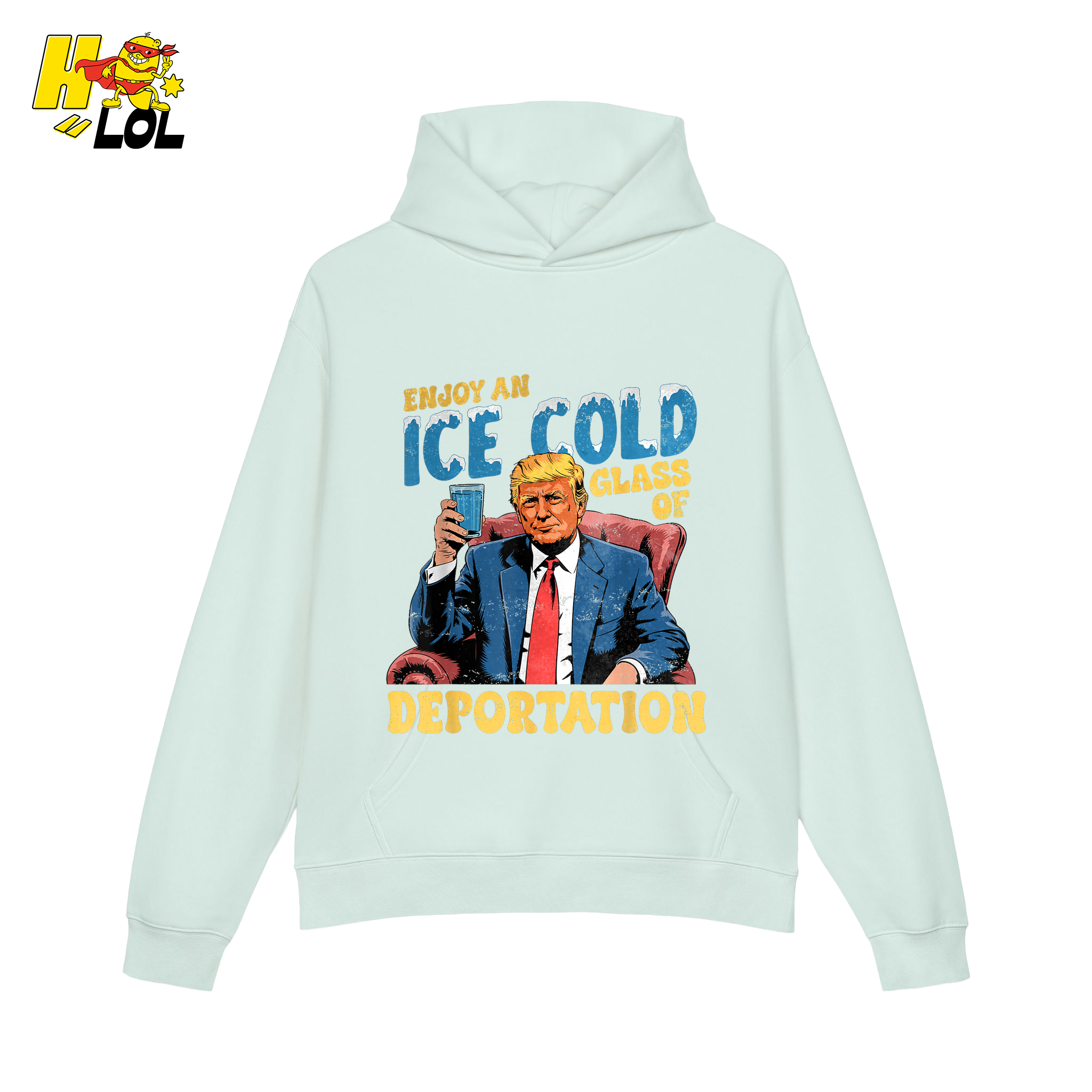 Ice Cold Glass of Deportation Shirt Funny Political Meme Shirt - HQLOL