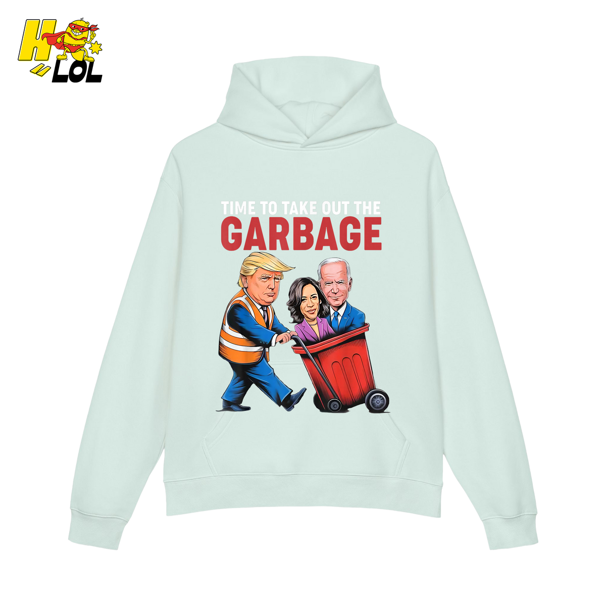 Trump Dumping Biden & Harris “Garbage” Shirt – Funny Political Satire Gift - HQLOL