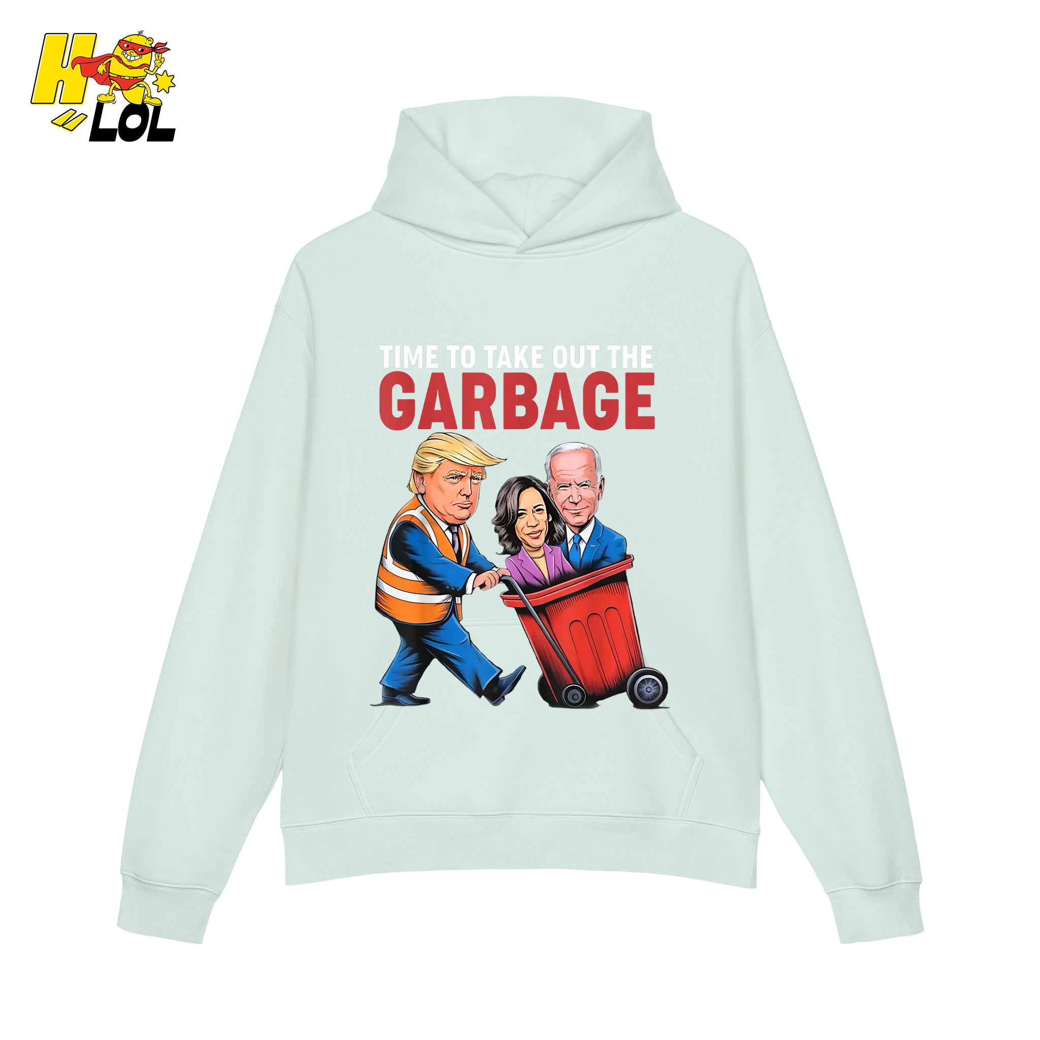 Trump Dumping Biden & Harris “Garbage” Shirt – Funny Political Satire Gift - HQLOL