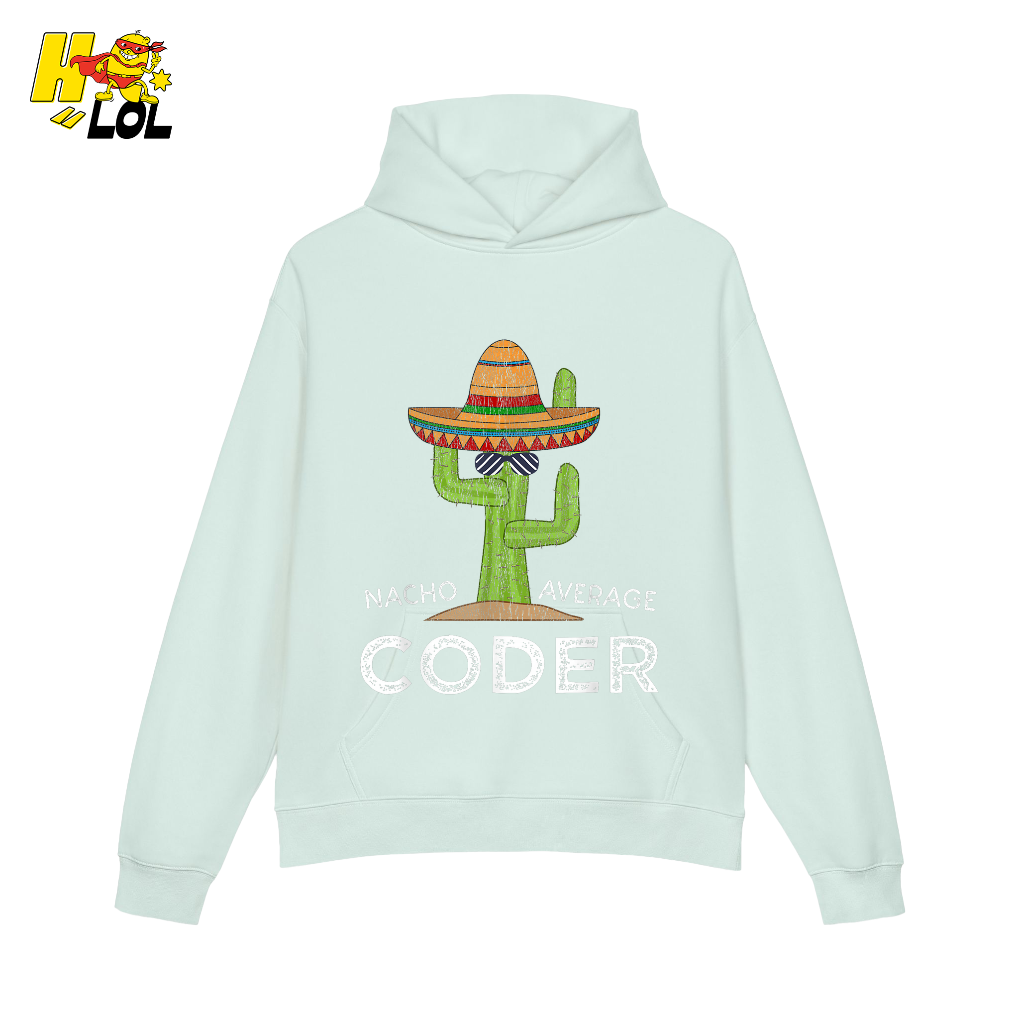 Nacho Average Coder Shirt Funny Programmer Cactus Shirt - HQLOL