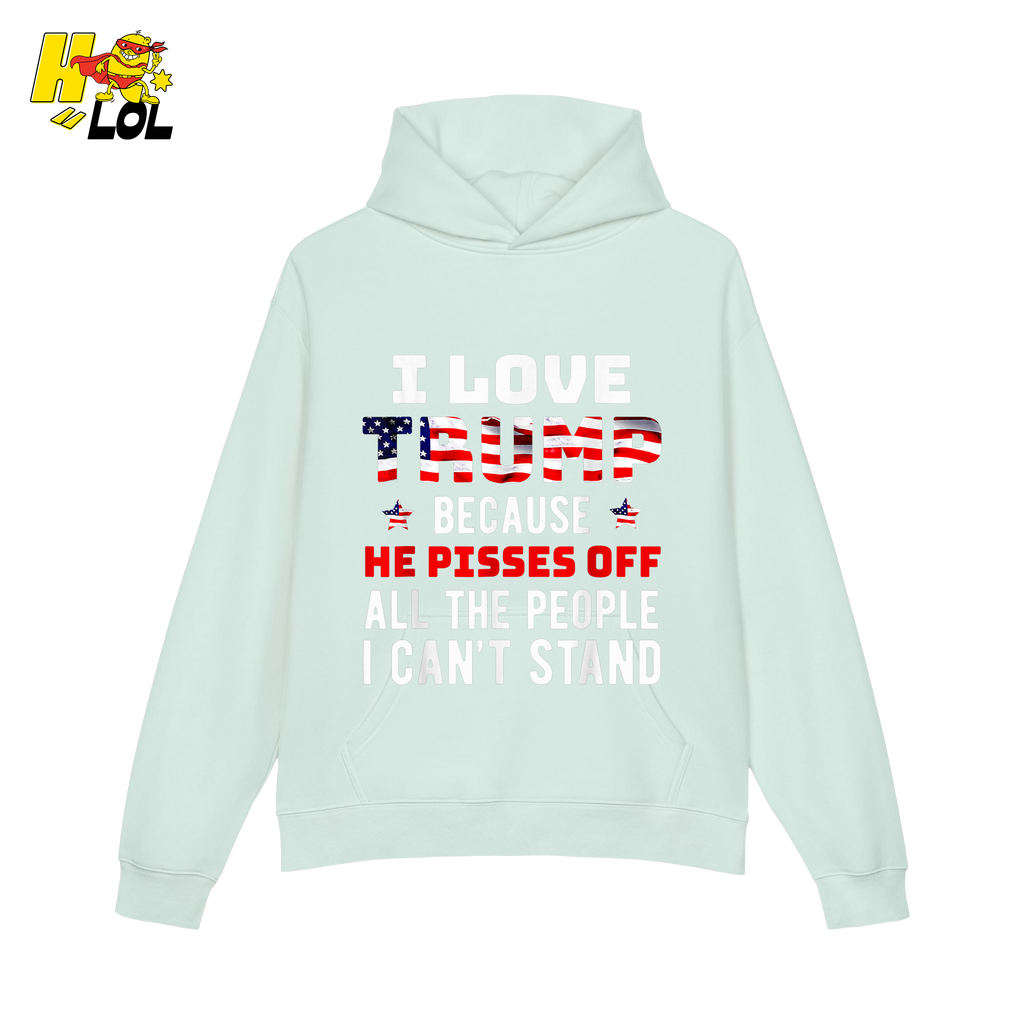 I Love Trump Shirt Funny Patriotic Quote Conservative Shirt - HQLOL