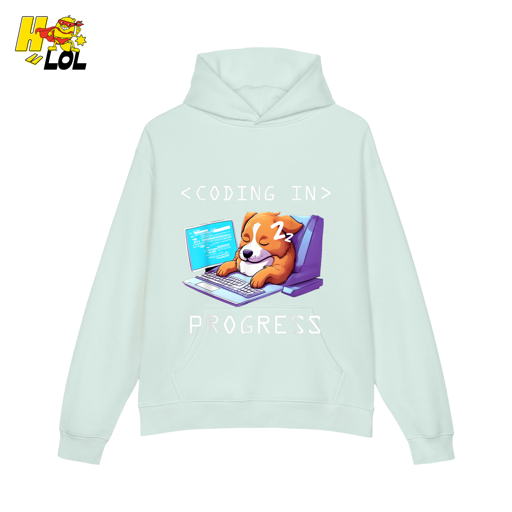 Coding In Progress Shirt Funny Programmer Sleepy Dog Shirt - HQLOL