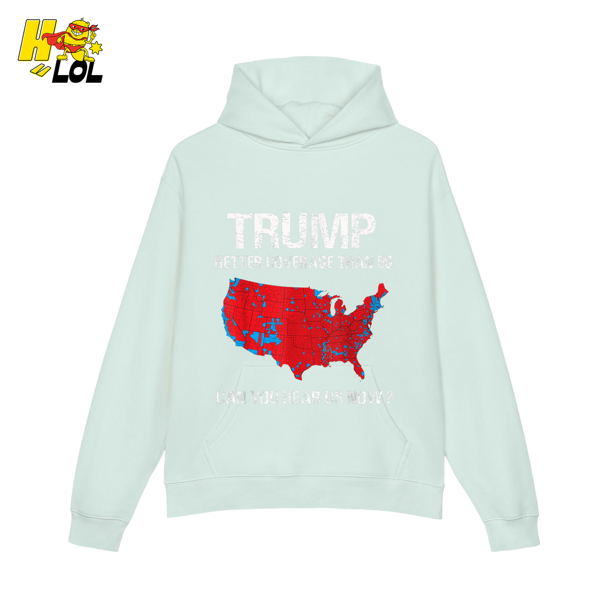 Trump 5G Coverage Map Funny Political Sarcastic Meme Shirt - HQLOL