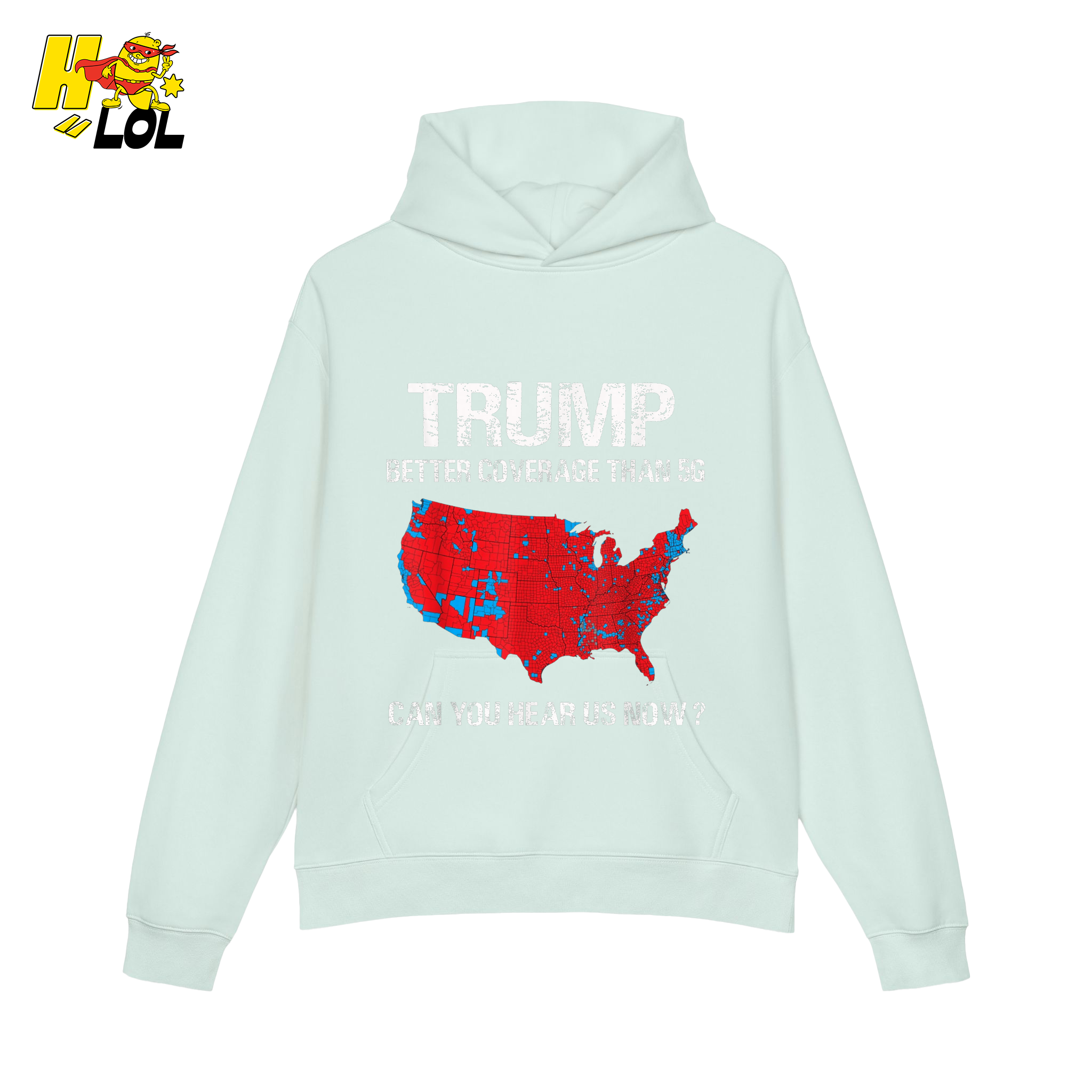 Trump 5G Coverage Map Funny Political Sarcastic Meme Shirt - HQLOL