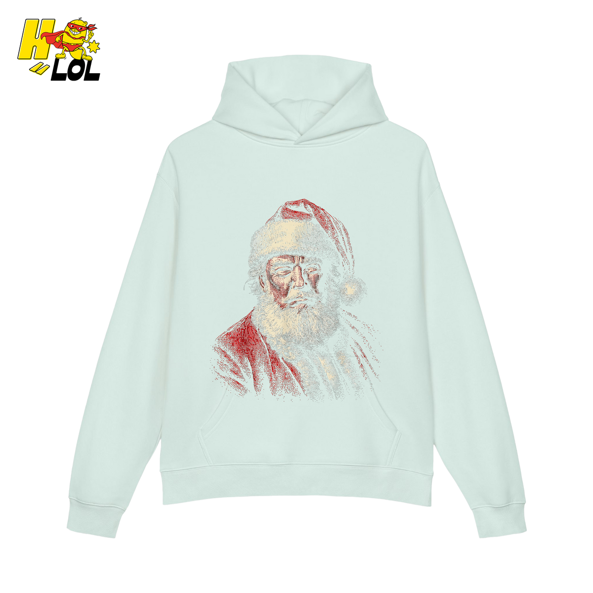 Vintage Santa Portrait Shirt Trump-Inspired Parody Christmas Gifts - HQLOL