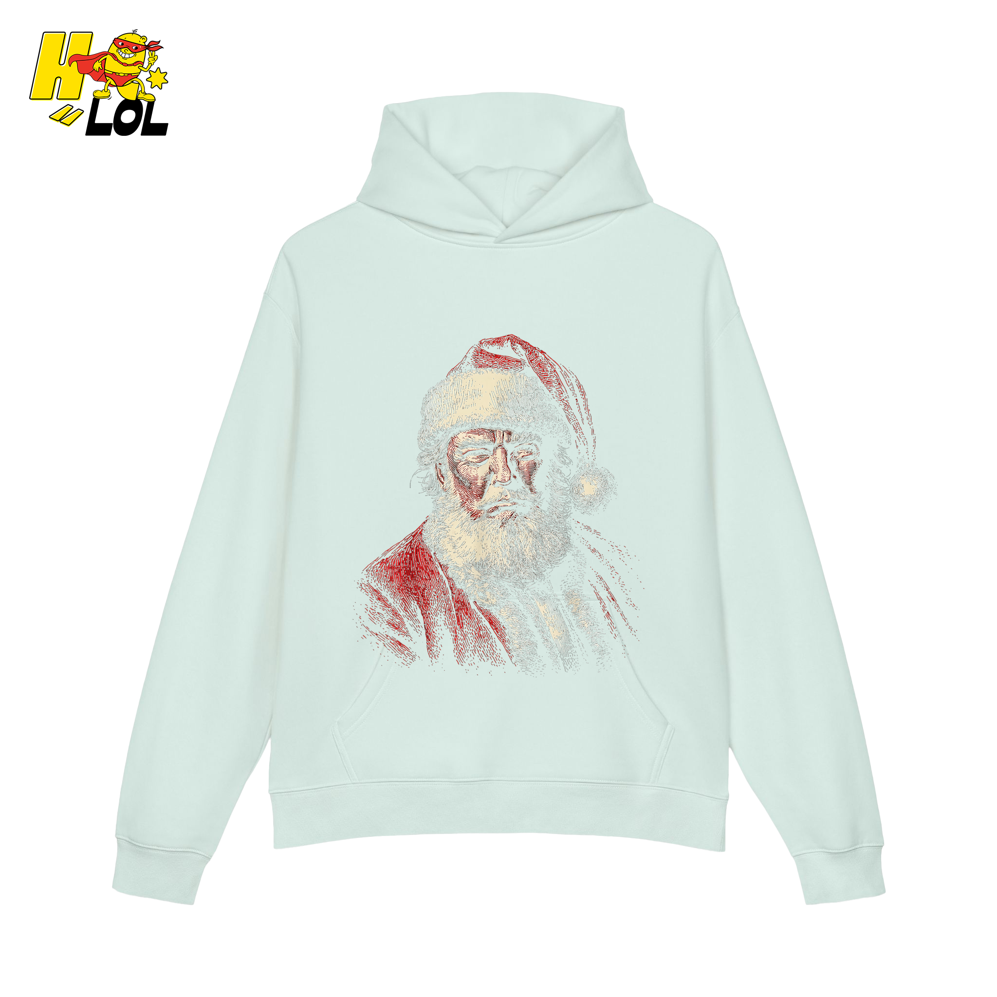 Vintage Santa Portrait Shirt Trump-Inspired Parody Christmas Gifts - HQLOL