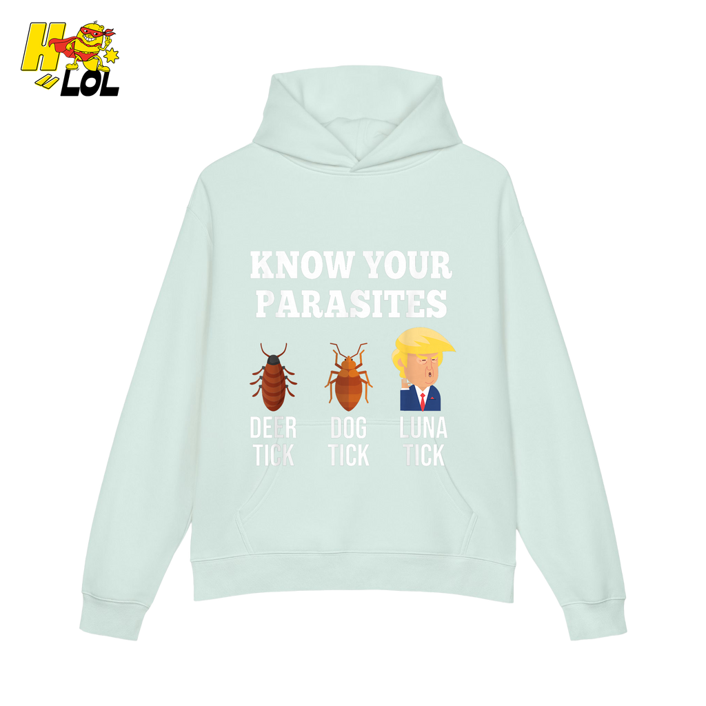 Know Your Parasites Shirt Funny Tick Meme Satire Graphic Shirt - HQLOL