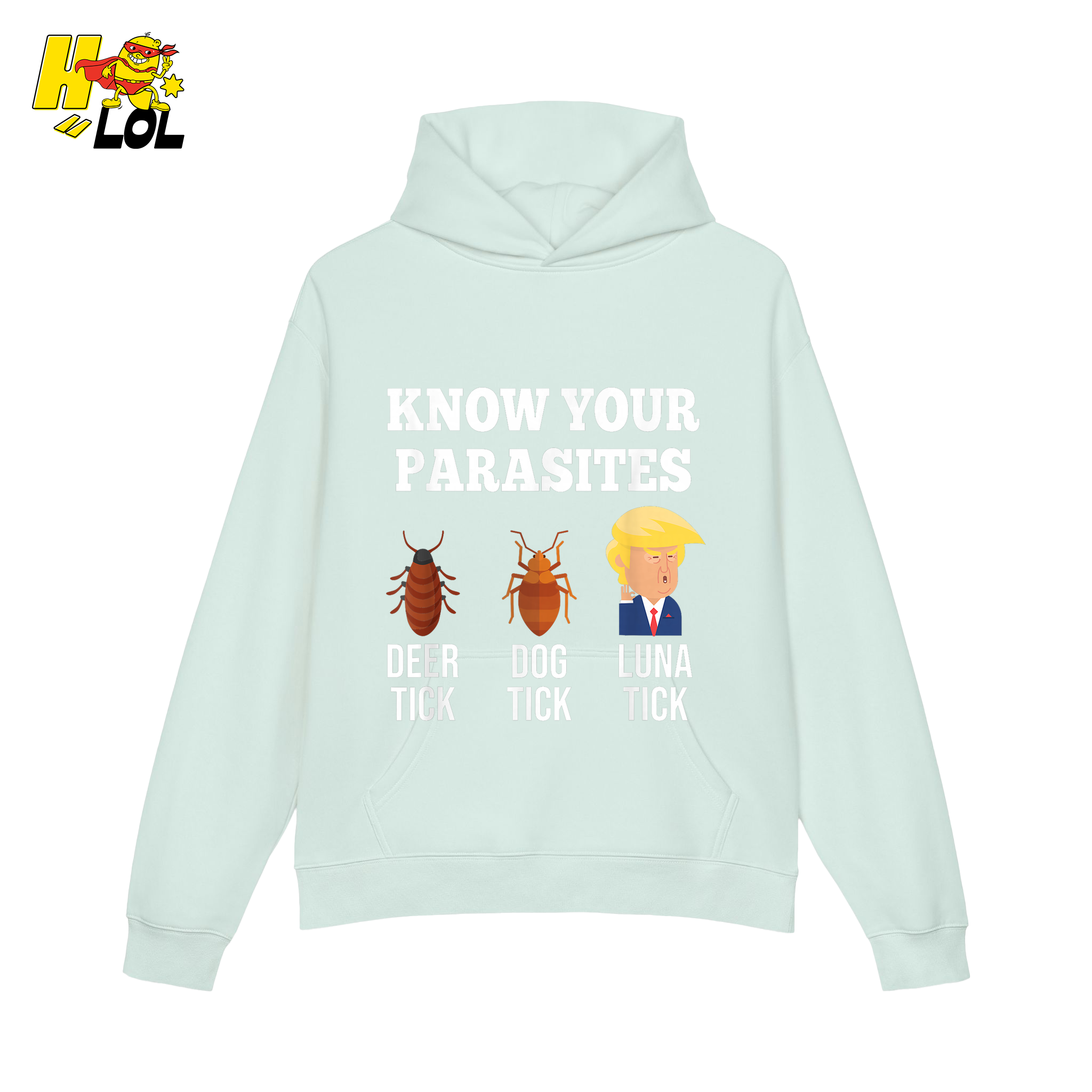 Know Your Parasites Shirt Funny Tick Meme Satire Graphic Shirt - HQLOL