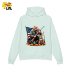 Patriotic Hunting Shirt Hunter Deer American Flag Graphic Shirt - HQLOL