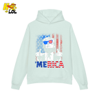 Merica Shirt Funny Patriotic USA Flag Graphic Shirt - HQLOL