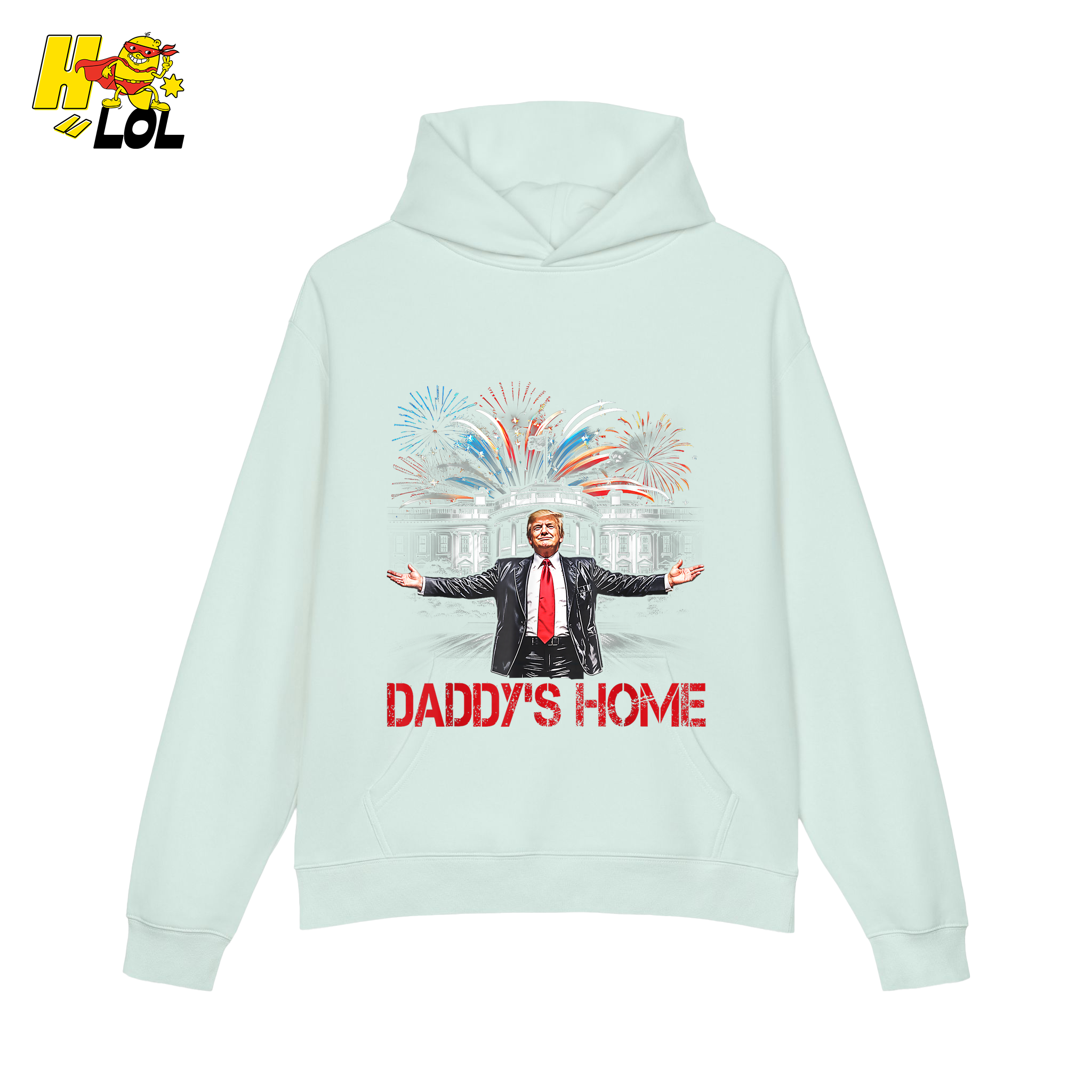 Daddy’s Home Shirt Patriotic Fireworks Political Graphic Shirt - HQLOL