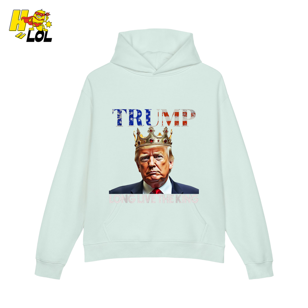 Trump Long Live The King Shirt Crown Patriotic Graphic Shirt - HQLOL