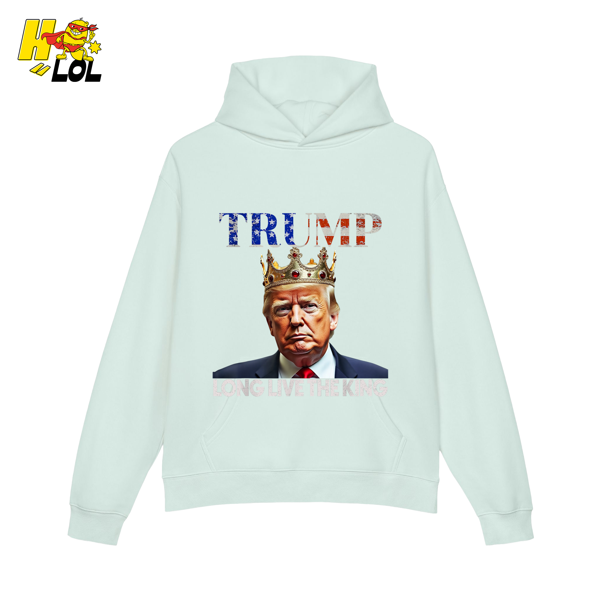 Trump Long Live The King Shirt Crown Patriotic Graphic Shirt - HQLOL