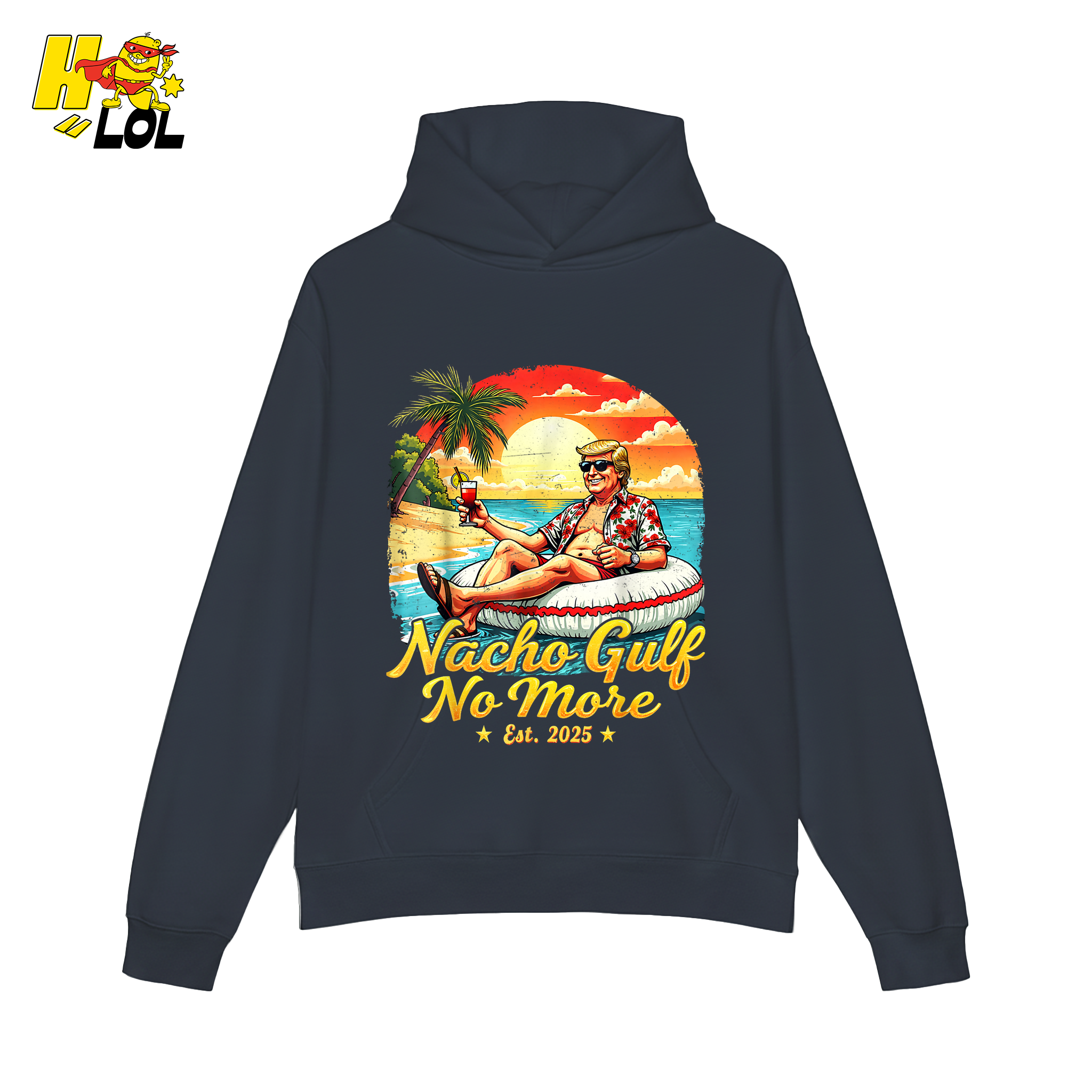 Nacho Gulf No More Shirt Funny Tropical Sunset Beach Graphic - HQLOL