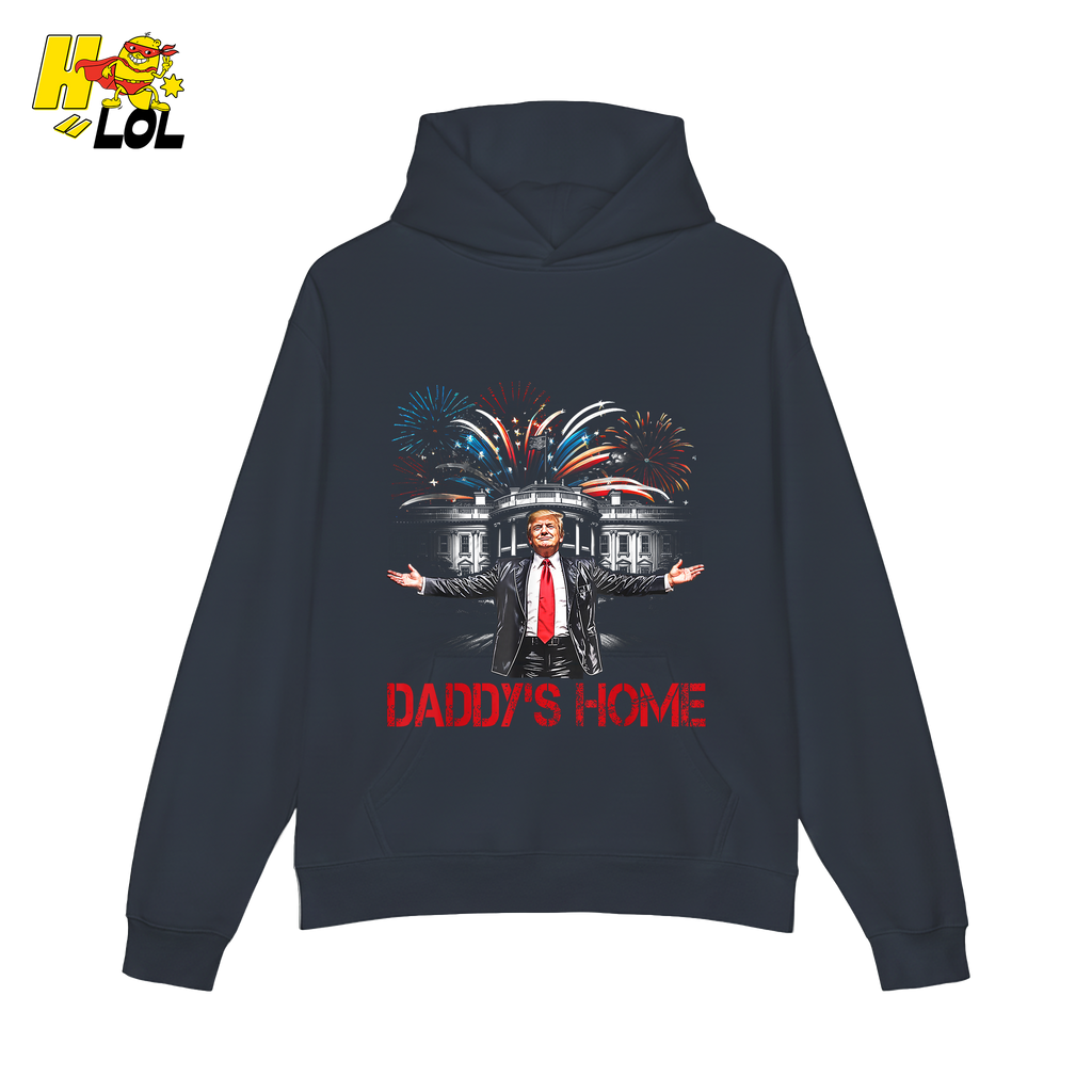 Daddy’s Home Shirt Patriotic Fireworks Political Graphic Shirt - HQLOL