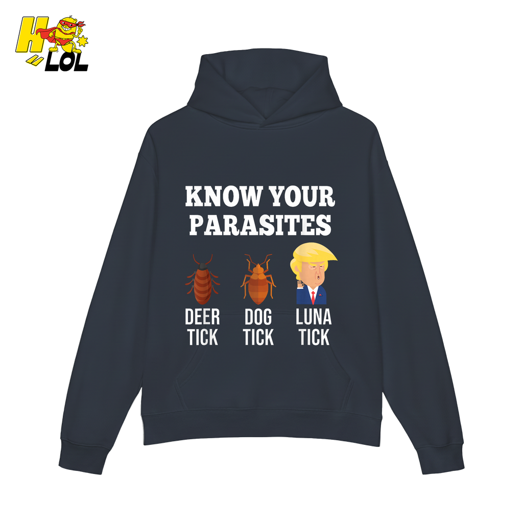 Know Your Parasites Shirt Funny Tick Meme Satire Graphic Shirt - HQLOL