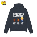 Know Your Parasites Shirt Funny Tick Meme Satire Graphic Shirt - HQLOL