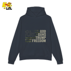 God Guns Trump Freedom Shirt Patriotic Camo Flag Shirt - HQLOL