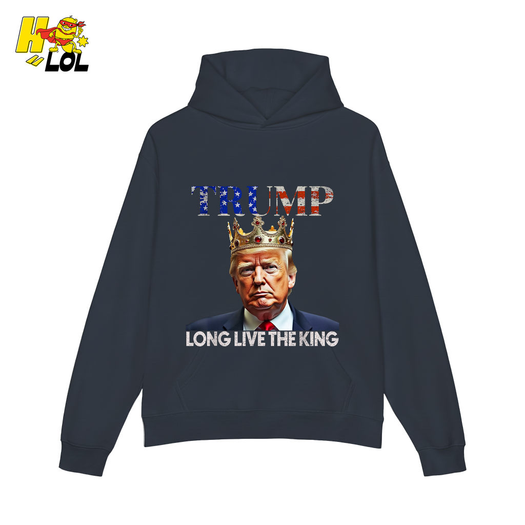 Trump Long Live The King Shirt Crown Patriotic Graphic Shirt - HQLOL