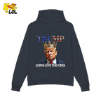 Trump Long Live The King Shirt Crown Patriotic Graphic Shirt - HQLOL