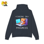 Coding In Progress Shirt Funny Programmer Sleepy Dog Shirt - HQLOL