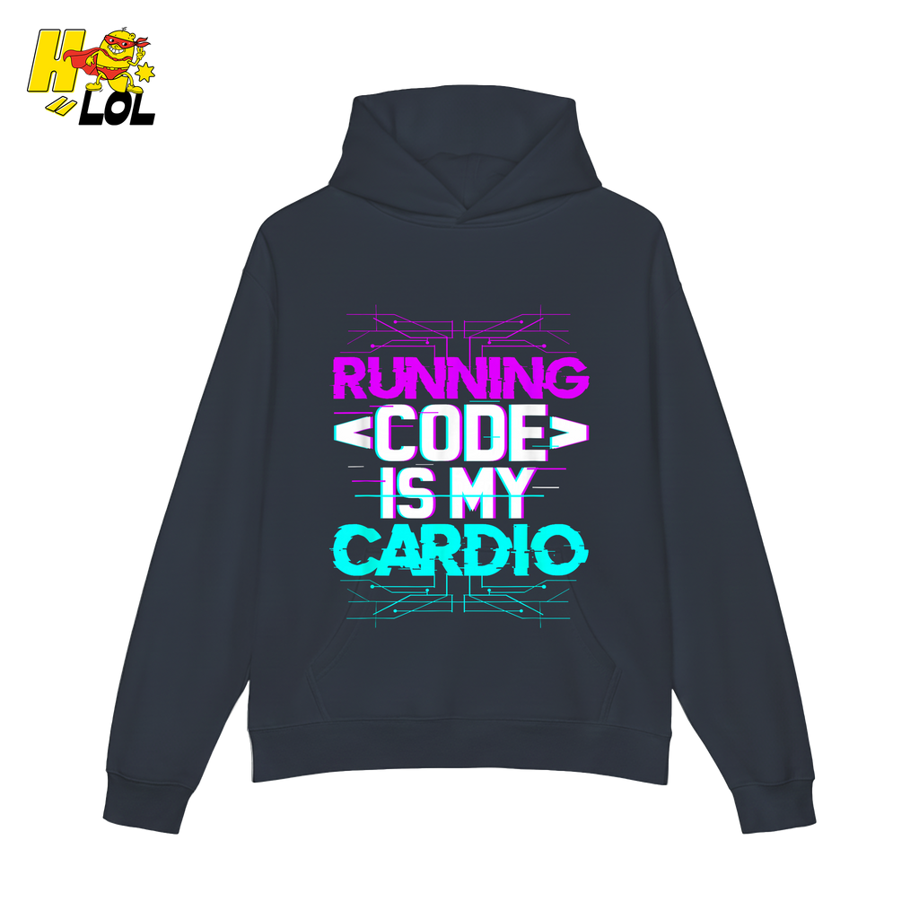 Running Code Is My Cardio Shirt Funny Programmer Neon Shirt - HQLOL